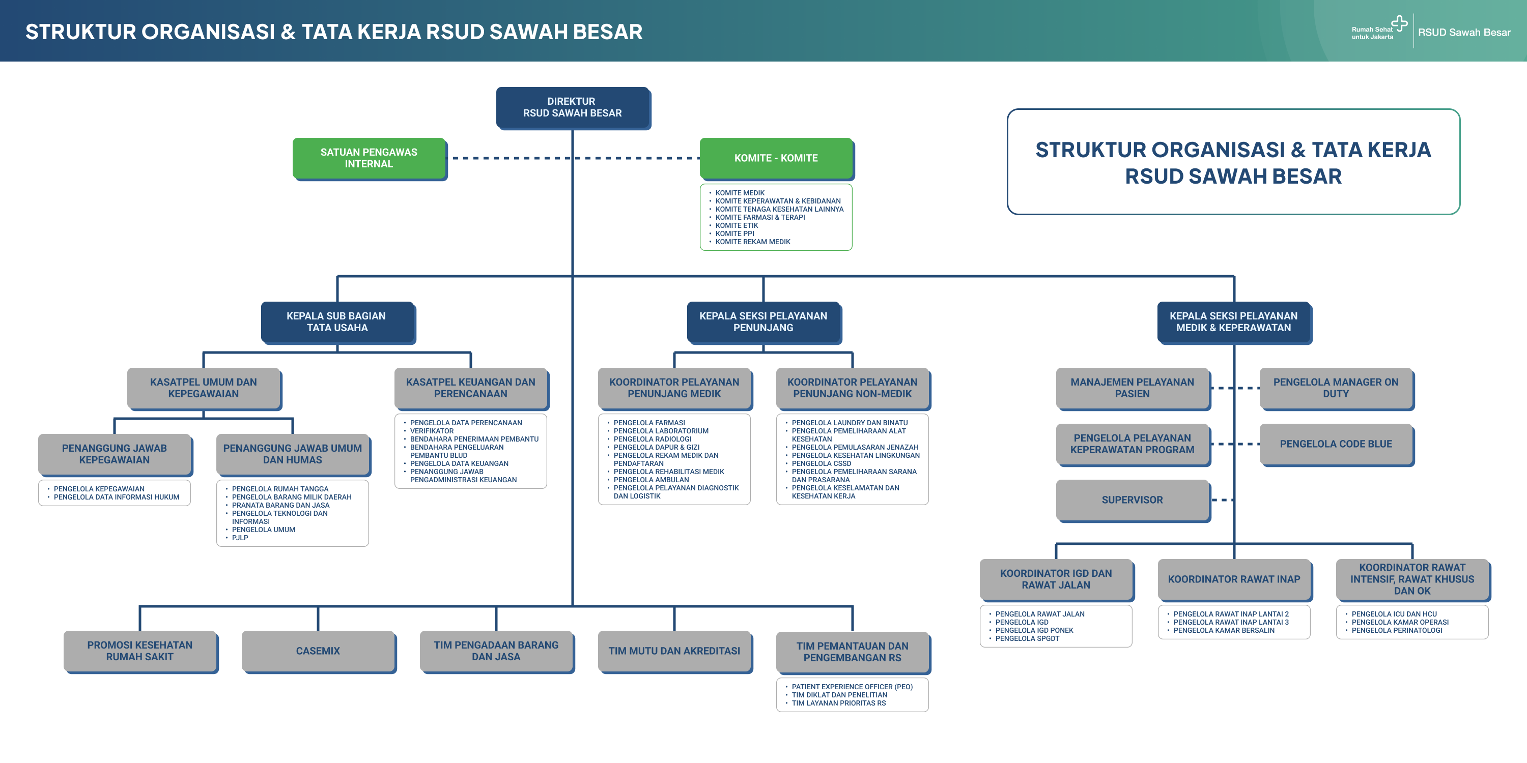 Struktur Organisasi RSUD Sawah Besar
